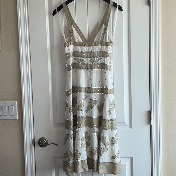 BCBGMAXAZRIA sequin summer dress size 6 gorgeous - Picture 2 of 10